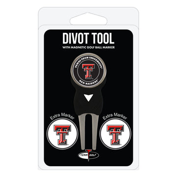 Texas Tech Red Raiders Divot-Tool + 3 Ballmarker