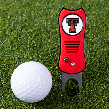 Texas Tech Red Raiders Switchblade Divot Tool - Image 2 - Club Rehab