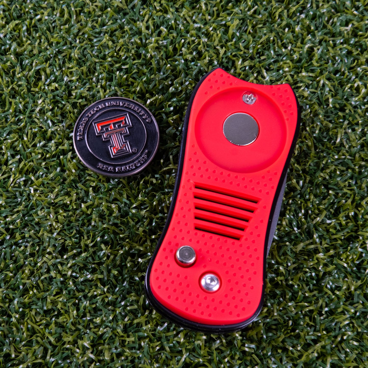 Texas Tech Red Raiders Switchblade Divot Tool - Image 3 - Club Rehab