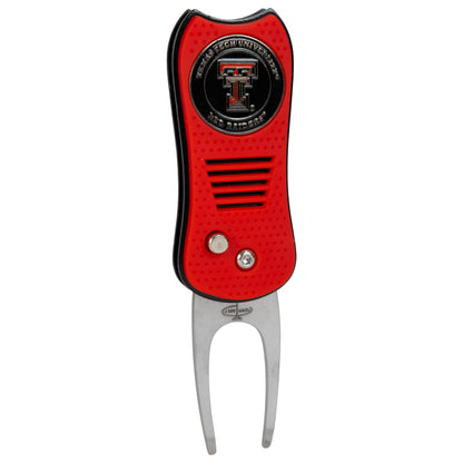 Texas Tech Red Raiders Switchblade Divot Tool - Image 1 - Club Rehab