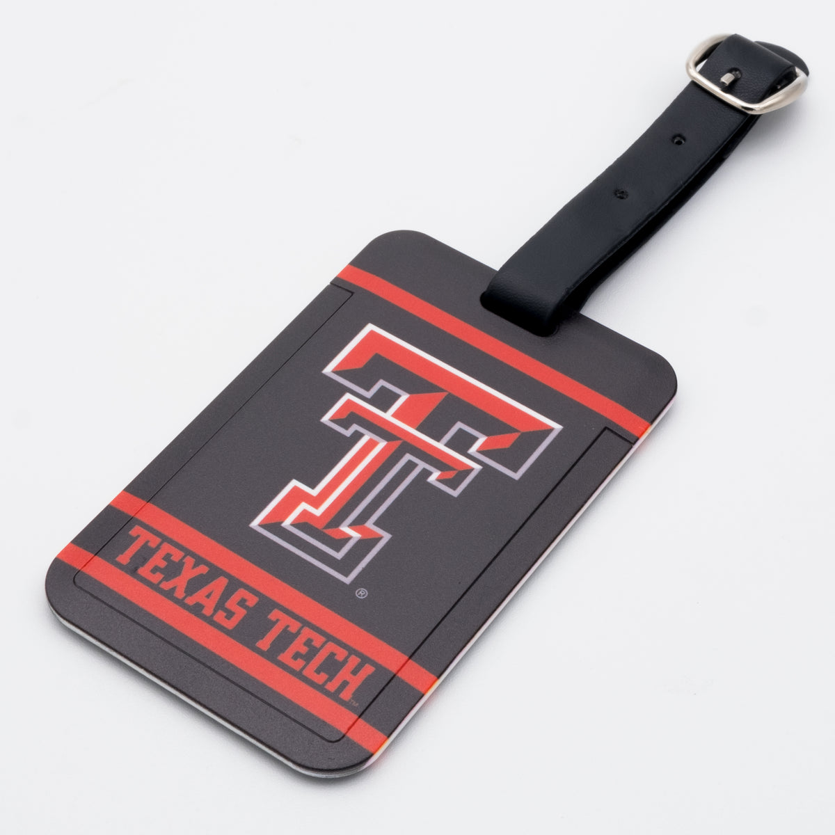 Texas Tech Red Raiders plastic golf bag tag by Team Golf, product photo 1