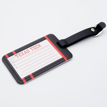 Texas Tech Red Raiders plastic golf bag tag by Team Golf, product photo 2