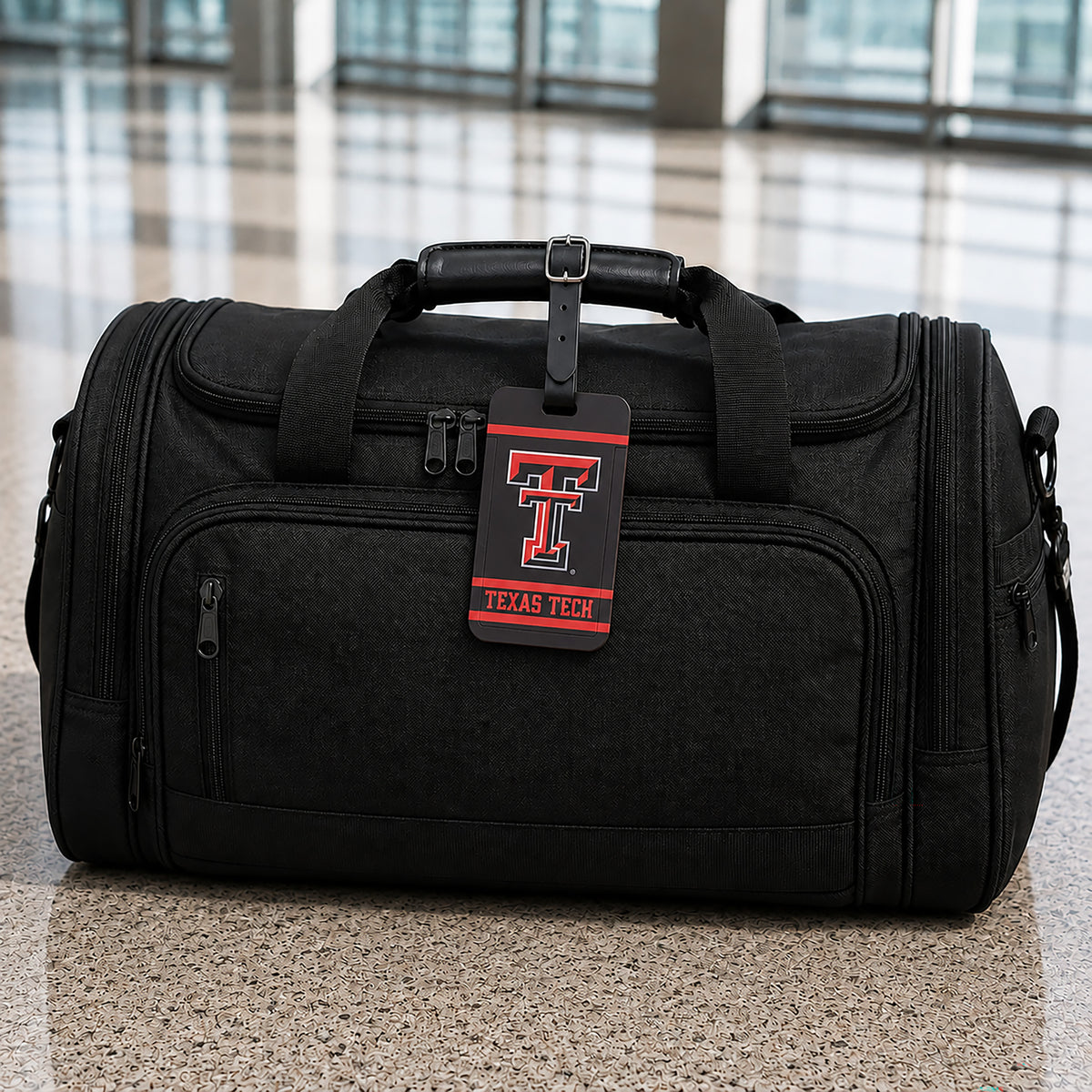 Texas Tech Red Raiders plastic golf bag tag by Team Golf, product photo 5