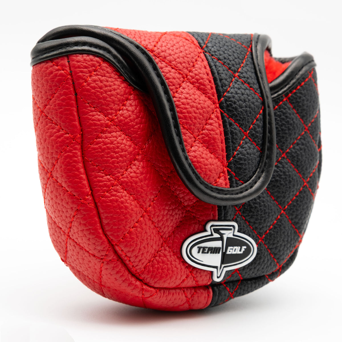 Texas Tech Red Raiders Split Quilted Mallet Putter Cover, angled view