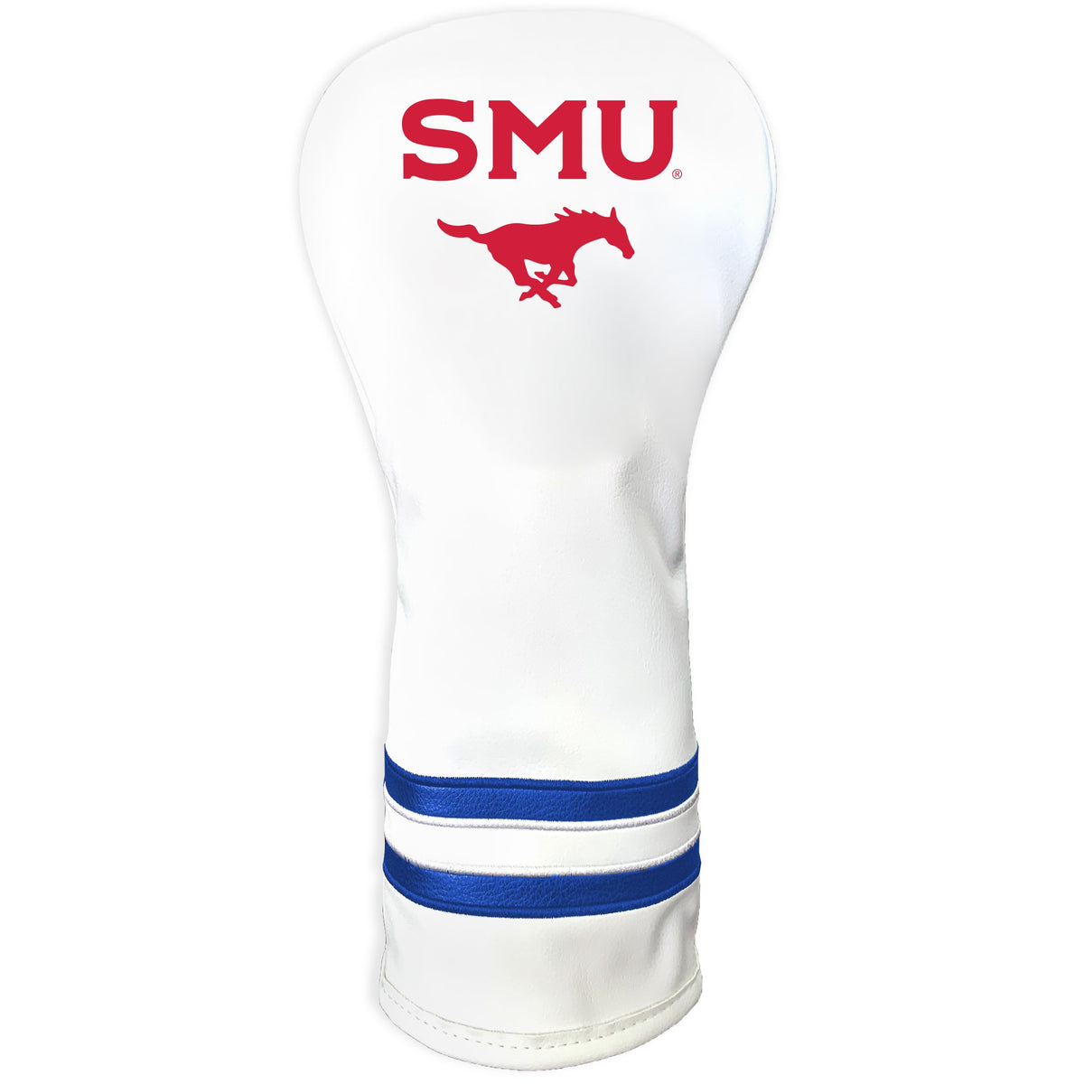 SMU Mustangs Vintage White Printed Fairway Headcover