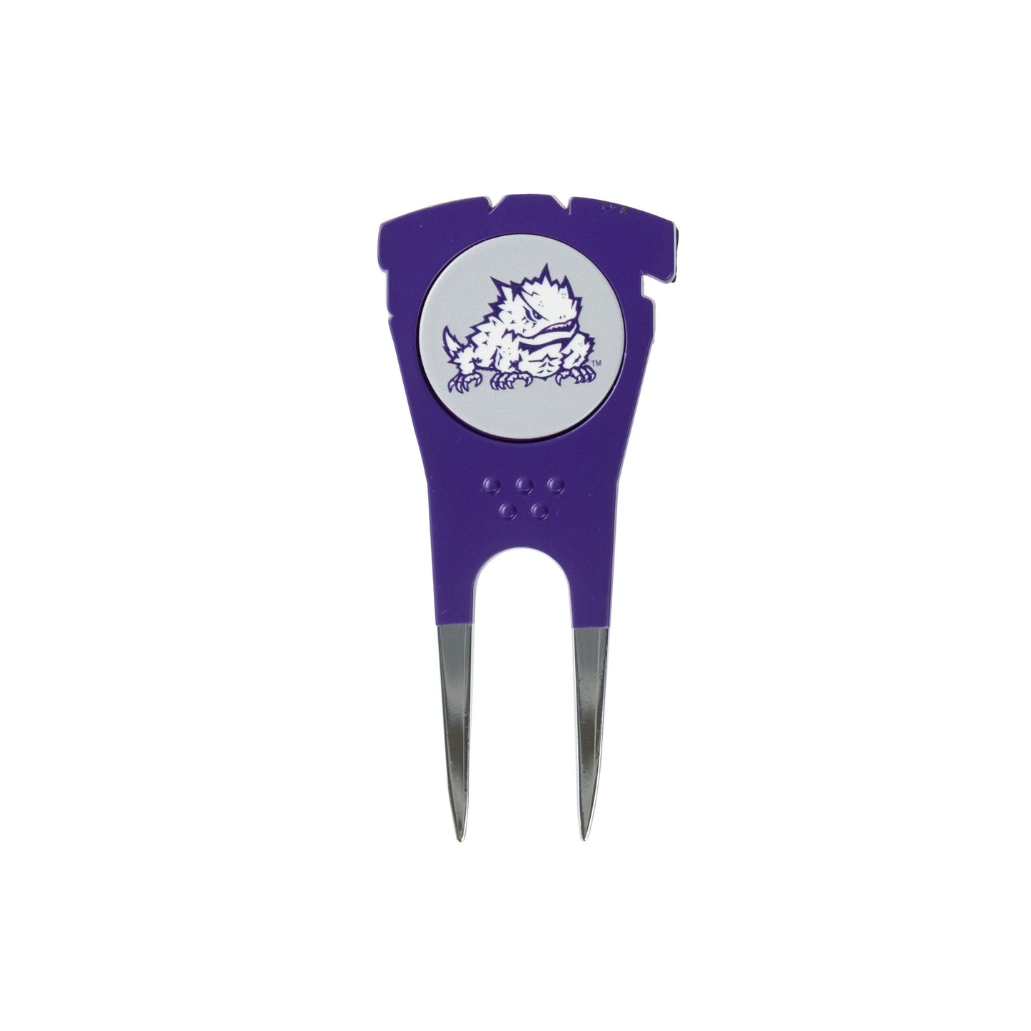 TCU Horned Frogs Custom Shaped Divot Tool - Image 2 - Club Rehab