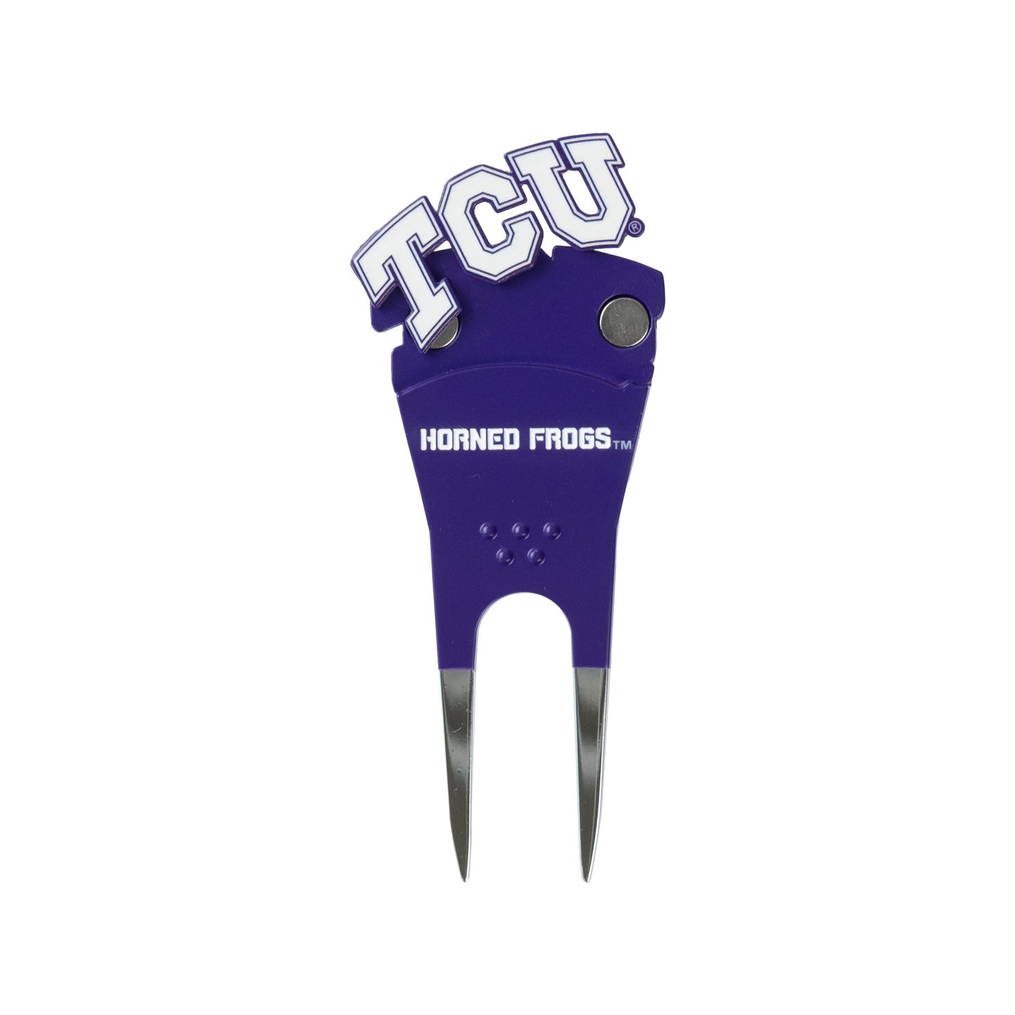TCU Horned Frogs Custom Shaped Divot Tool - Image 3 - Club Rehab