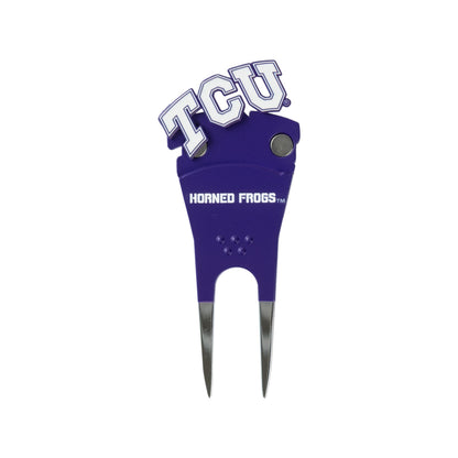 TCU Horned Frogs Custom Shaped Divot Tool - Image 3 - Club Rehab
