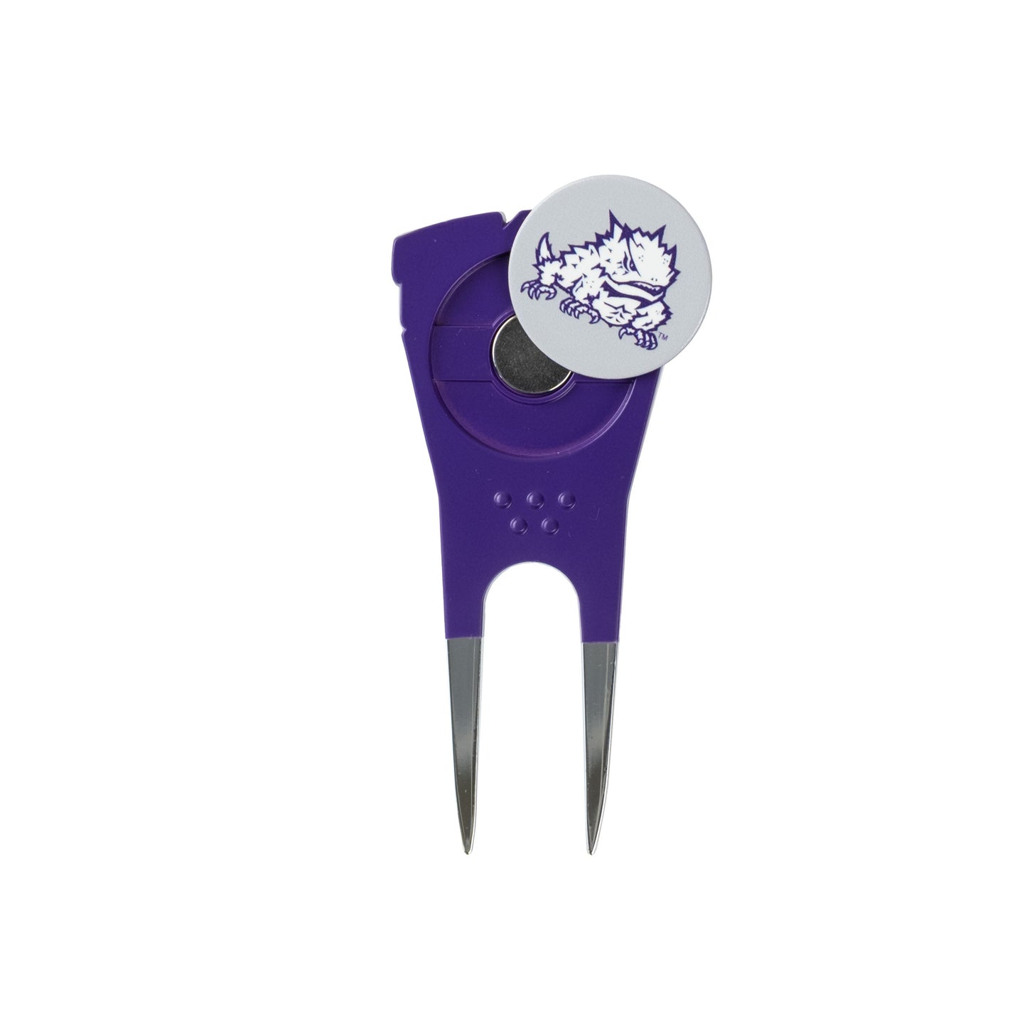 TCU Horned Frogs Custom Shaped Divot Tool - Image 4 - Club Rehab