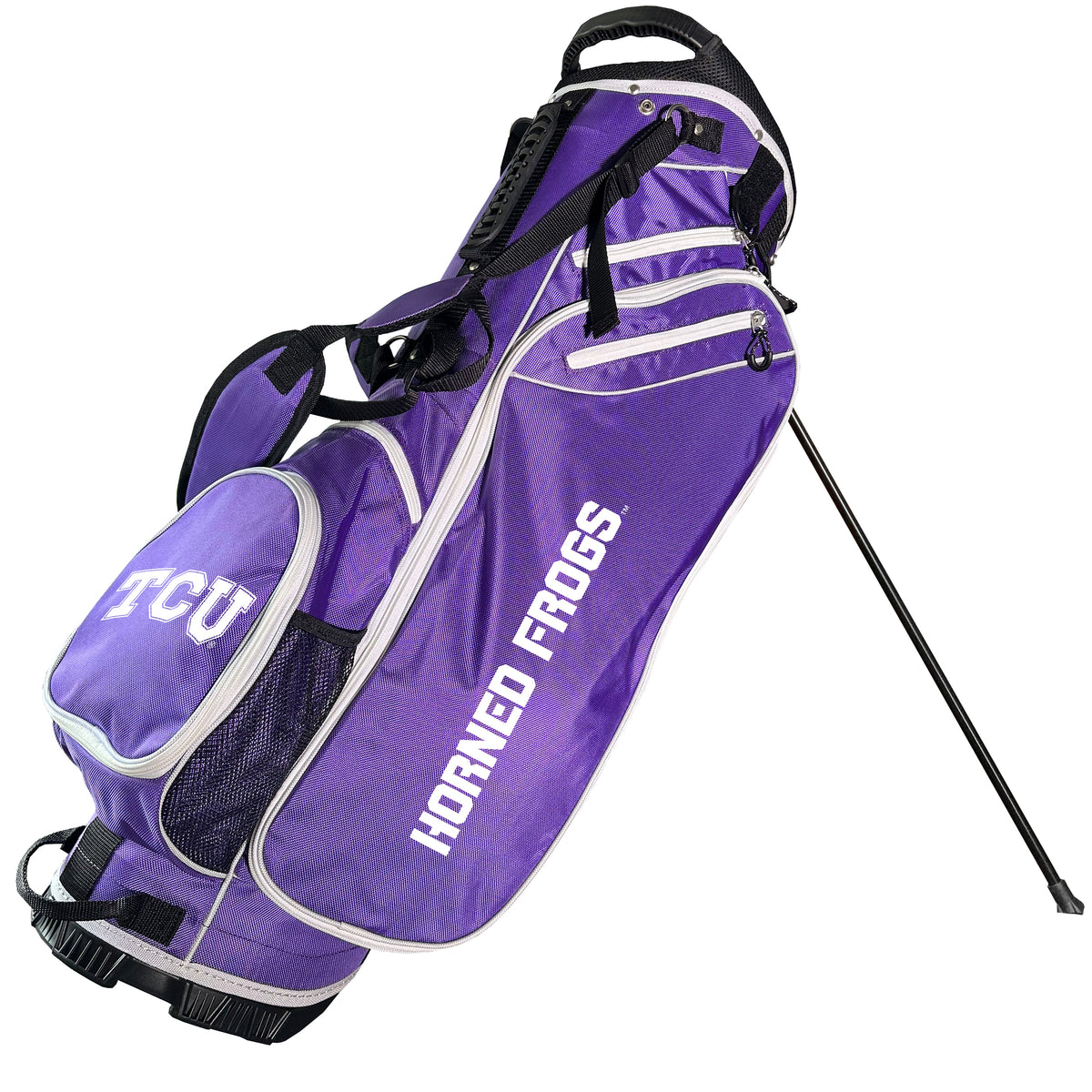 TCU Horned Frogs Birdie stand golf bag, Purple color