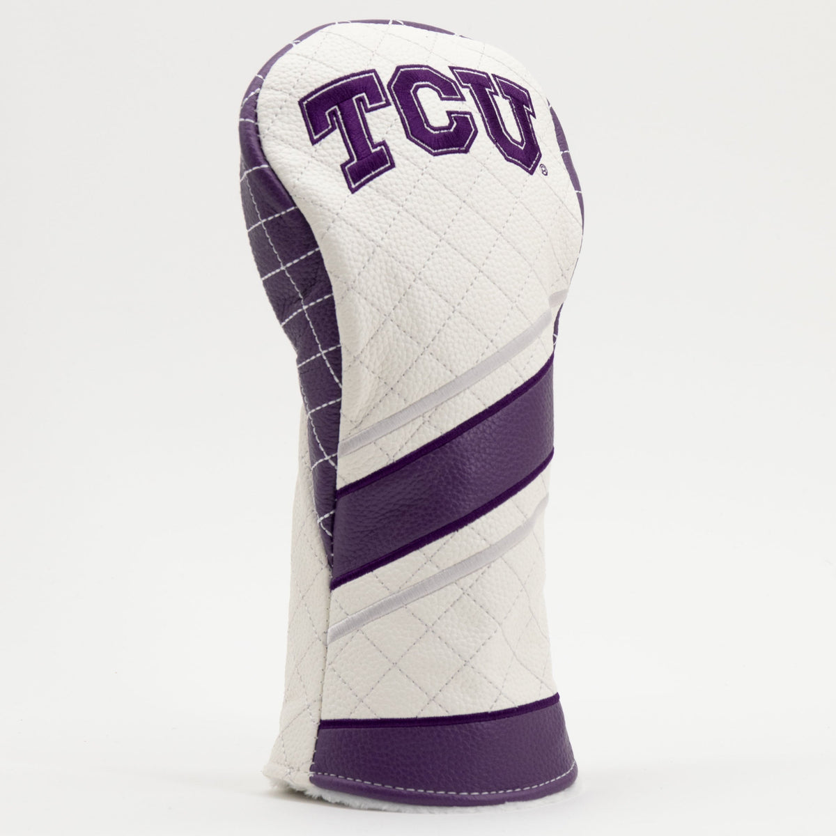 TCU Horned Frogs Stripe Quilted Fairway Headcover - golf headcover product images