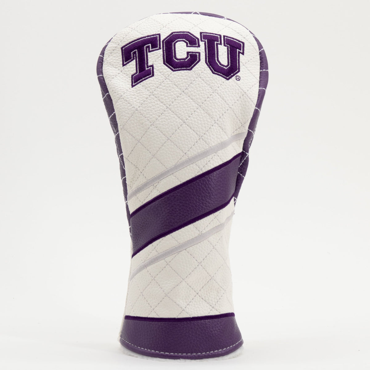 TCU Horned Frogs Stripe Quilted Fairway Headcover - golf headcover product images