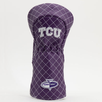 TCU Horned Frogs Solid Quilted Driver Headcover - golf headcover product images