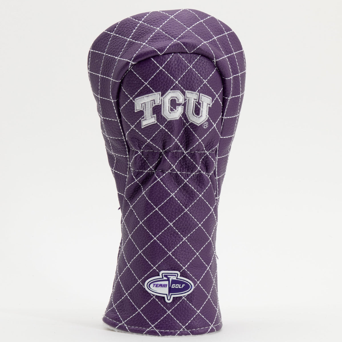 TCU Horned Frogs Solid Quilted Fairway Headcover - golf headcover product images