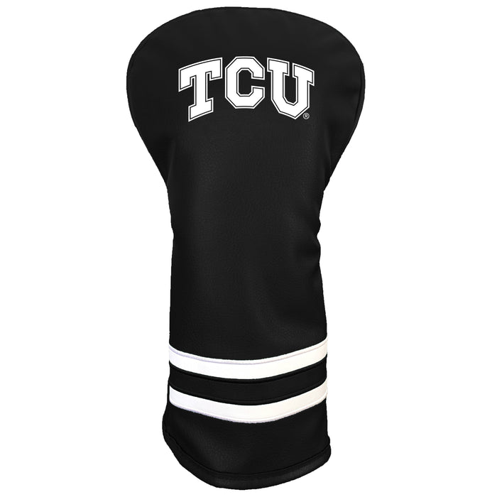 TCU Horned Frogs Vintage Color Printed Driver Headcover