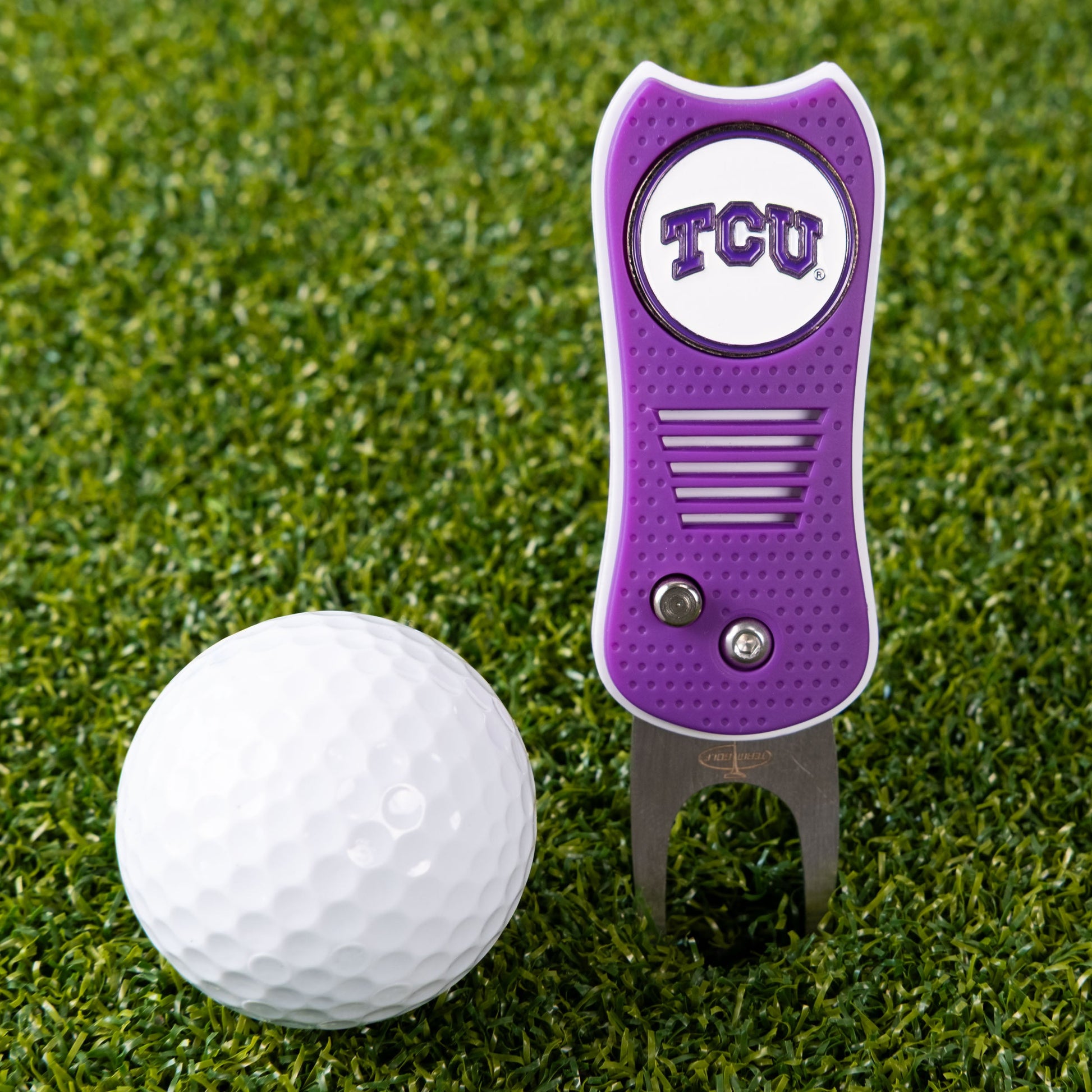 TCU Horned Frogs Switchblade Divot Tool - Image 2 - Club Rehab