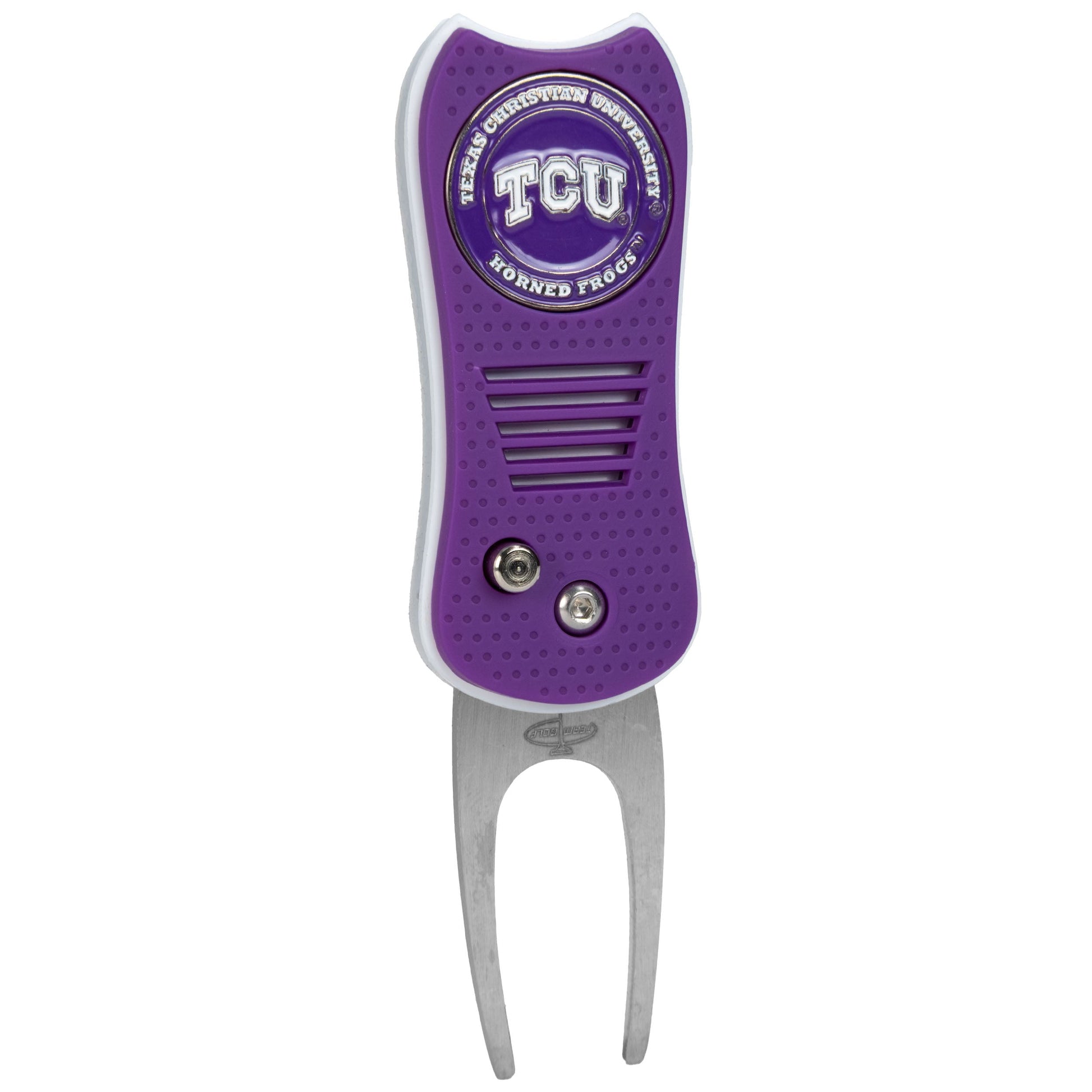 TCU Horned Frogs Switchblade Divot Tool - Image 1 - Club Rehab