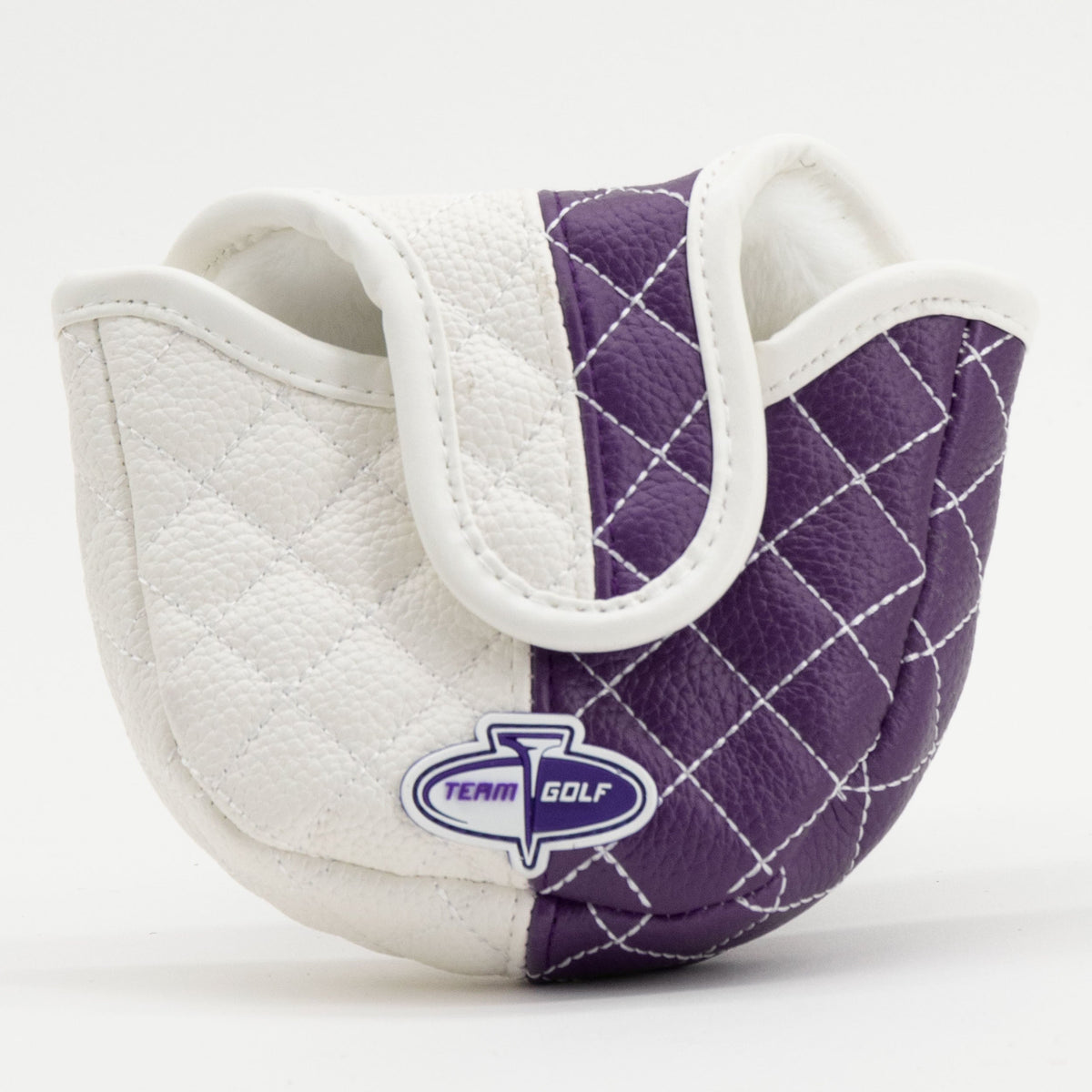 TCU Horned Frogs Split Quilted Mallet Putter Headcover - golf headcover product images