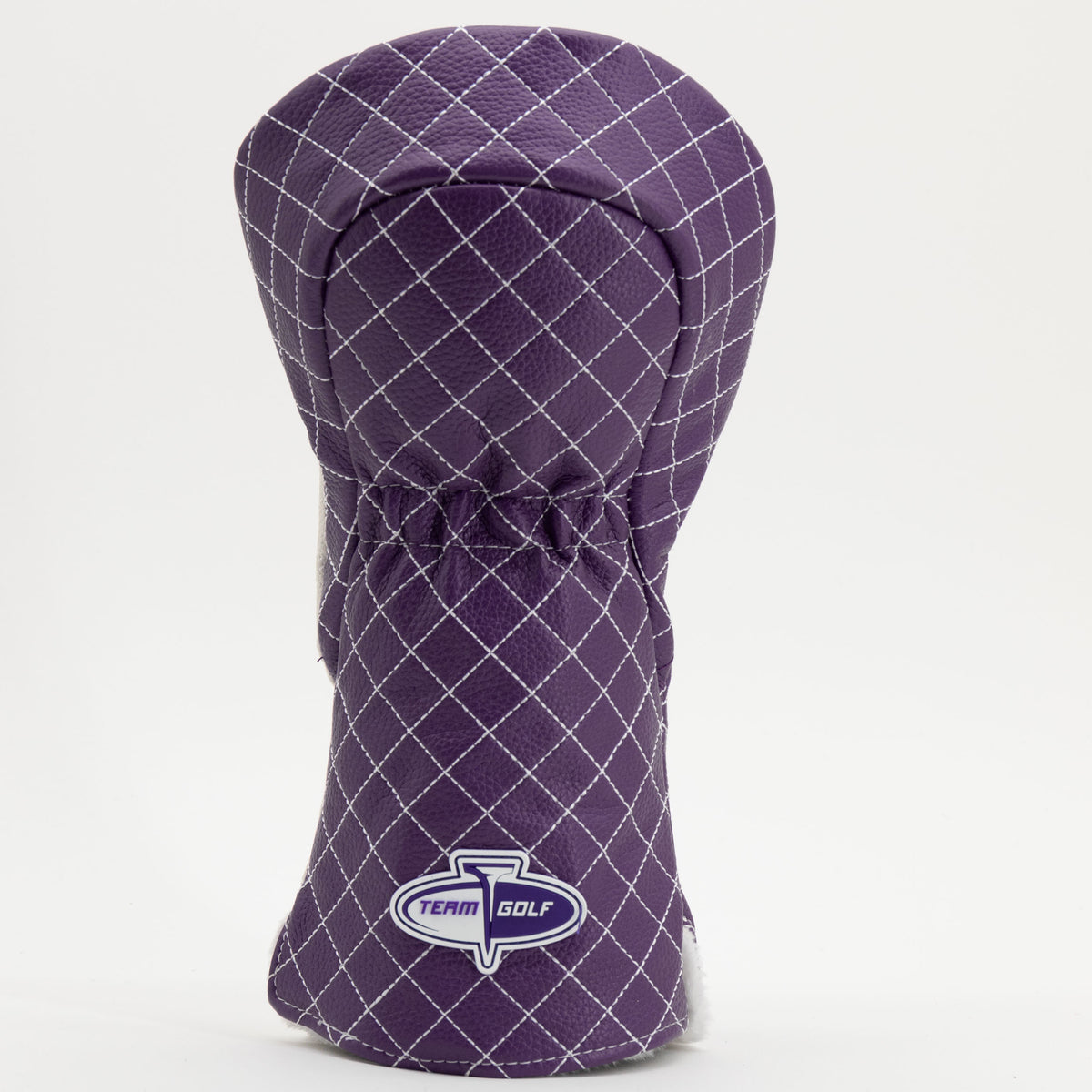 TCU Horned Frogs Split Quilted Driver Headcover, back view