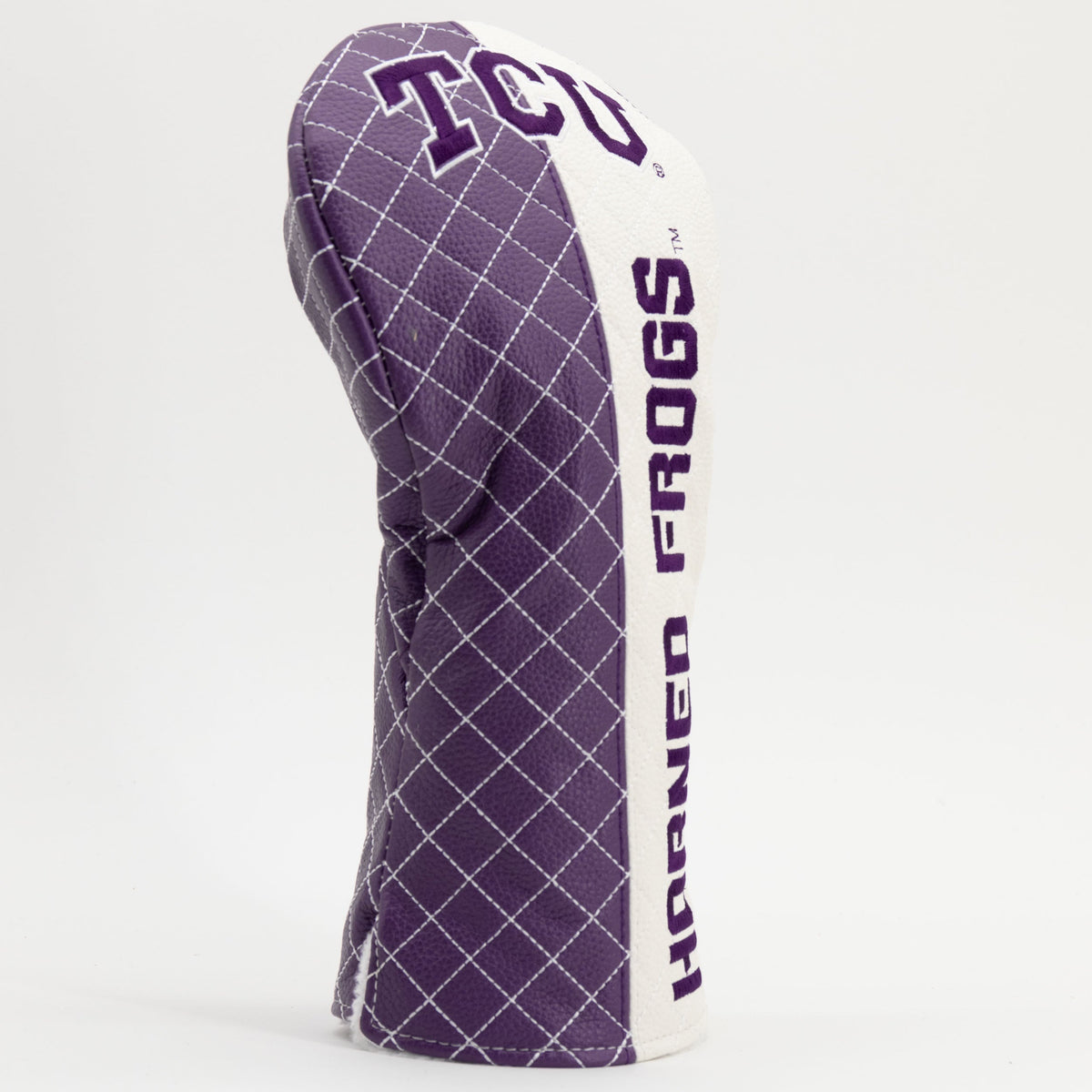 TCU Horned Frogs Split Quilted Driver Headcover - golf headcover product images