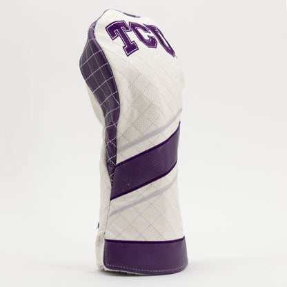 TCU Horned Frogs Stripe Quilted Driver Headcover - golf headcover product images