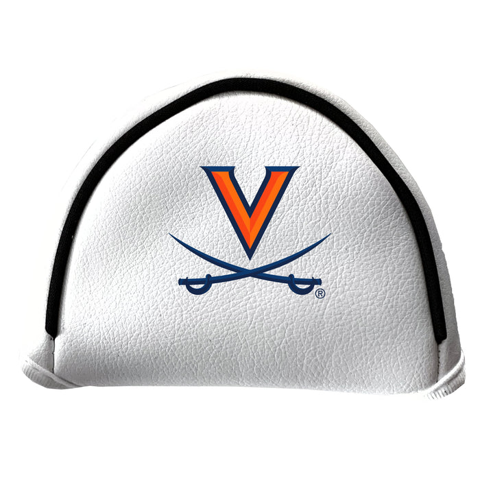 Virginia Cavaliers Vintage White Printed Mallet Putter Headcover