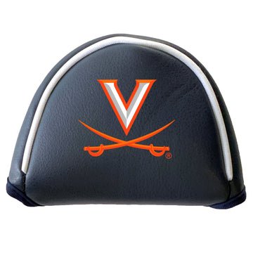 Vintage Virginia Cavaliers Putter-Headcover mit farbigem Druck (Mallet)