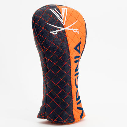 Virginia Cavaliers Split Quilted Fairway Headcover, angled view