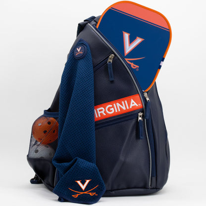 Virginia Cavaliers PU leather backpack by Team Golf, view 5