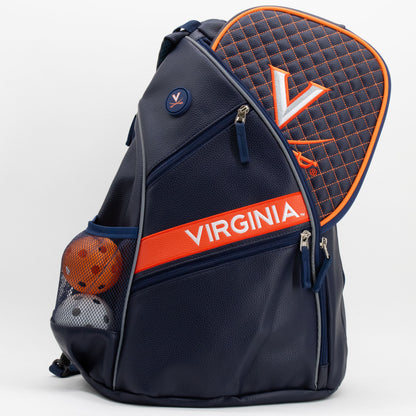 Virginia Cavaliers PU leather backpack by Team Golf, view 6