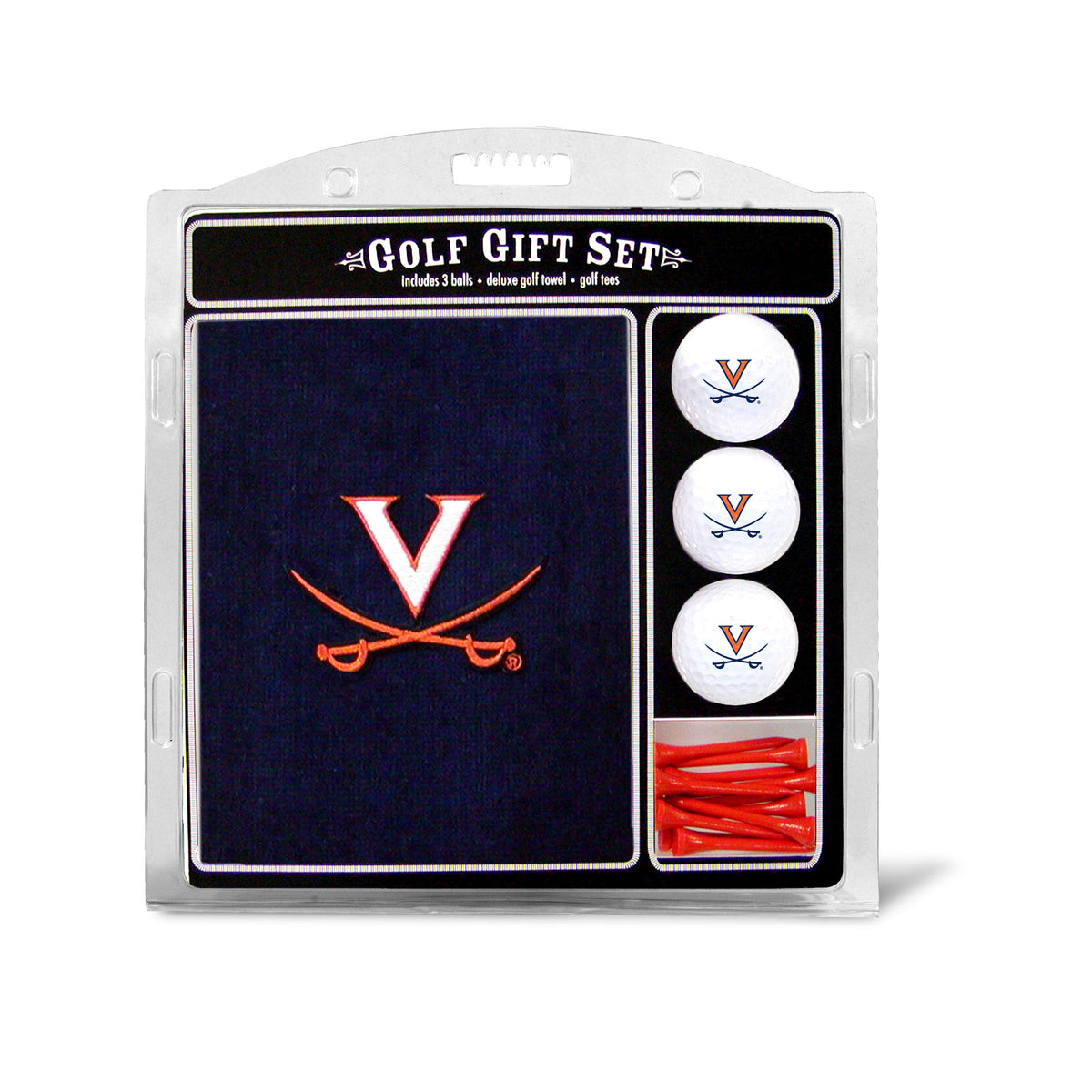 Virginia Cavaliers Embroidered Towel Golf Gift Set