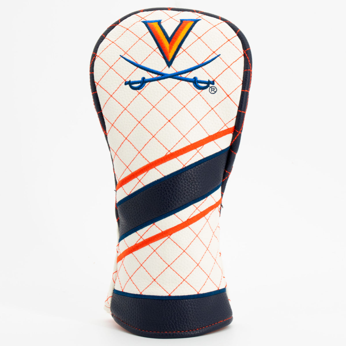 Virginia Cavaliers Striped Quilted Fairway Headcover, front view