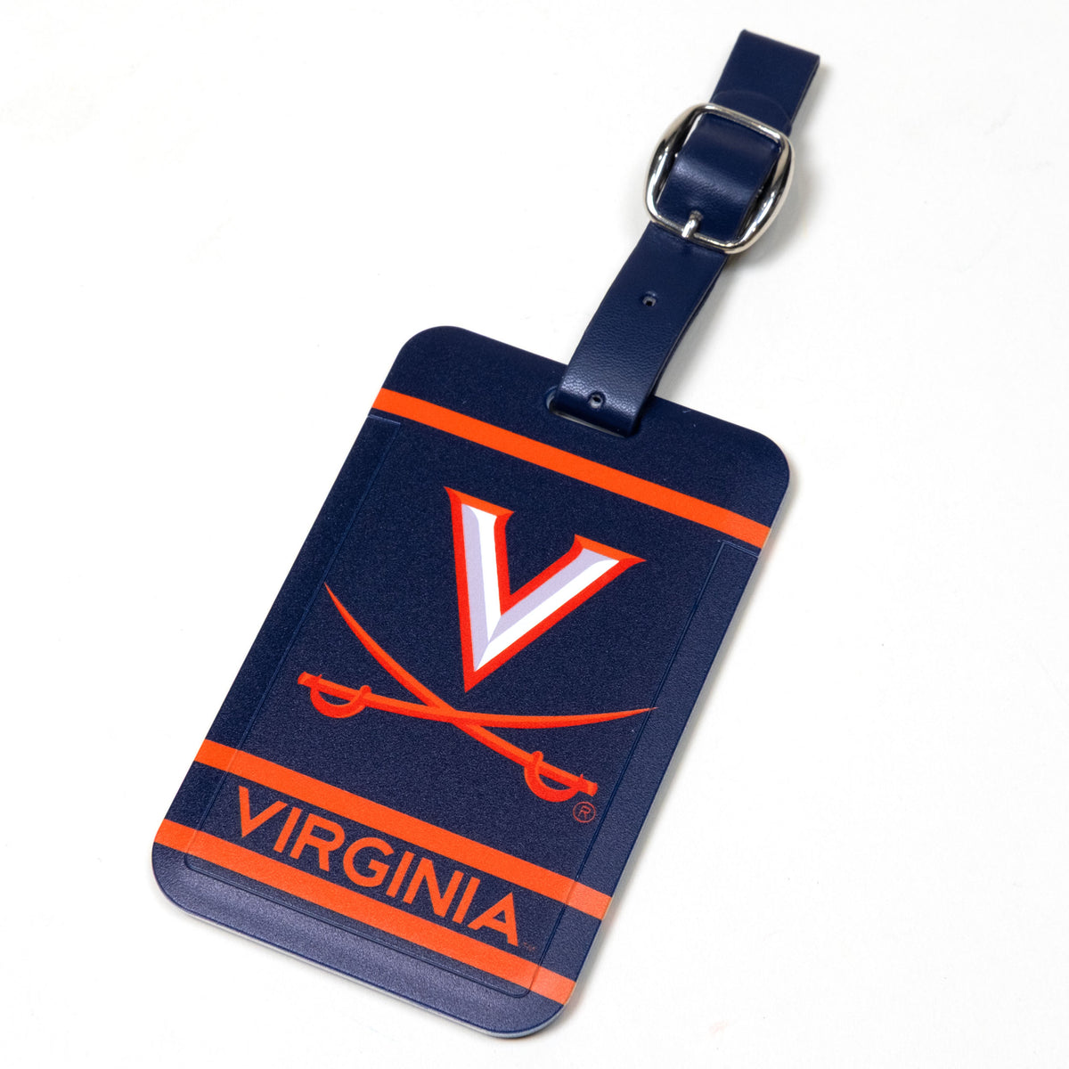 Virginia Cavaliers plastic golf bag tag by Team Golf, product photo 1