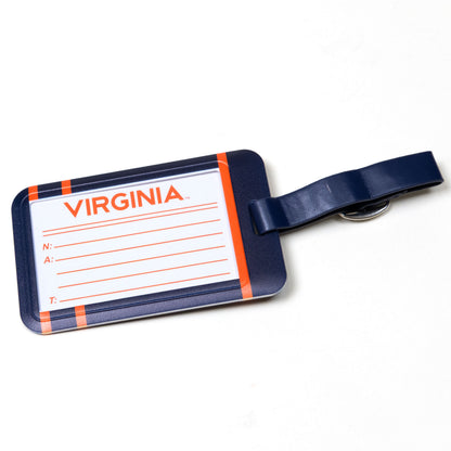 Virginia Cavaliers plastic golf bag tag by Team Golf, product photo 2