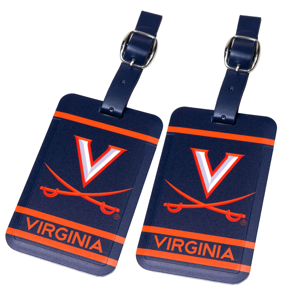 Virginia Cavaliers plastic golf bag tag by Team Golf, product photo 4