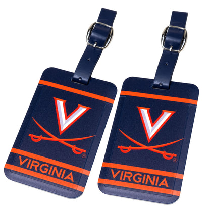 Virginia Cavaliers plastic golf bag tag by Team Golf, product photo 4
