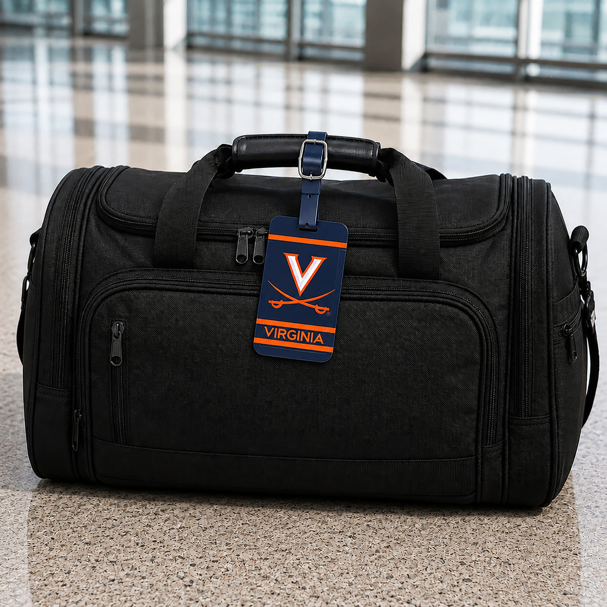 Virginia Cavaliers plastic golf bag tag by Team Golf, product photo 5