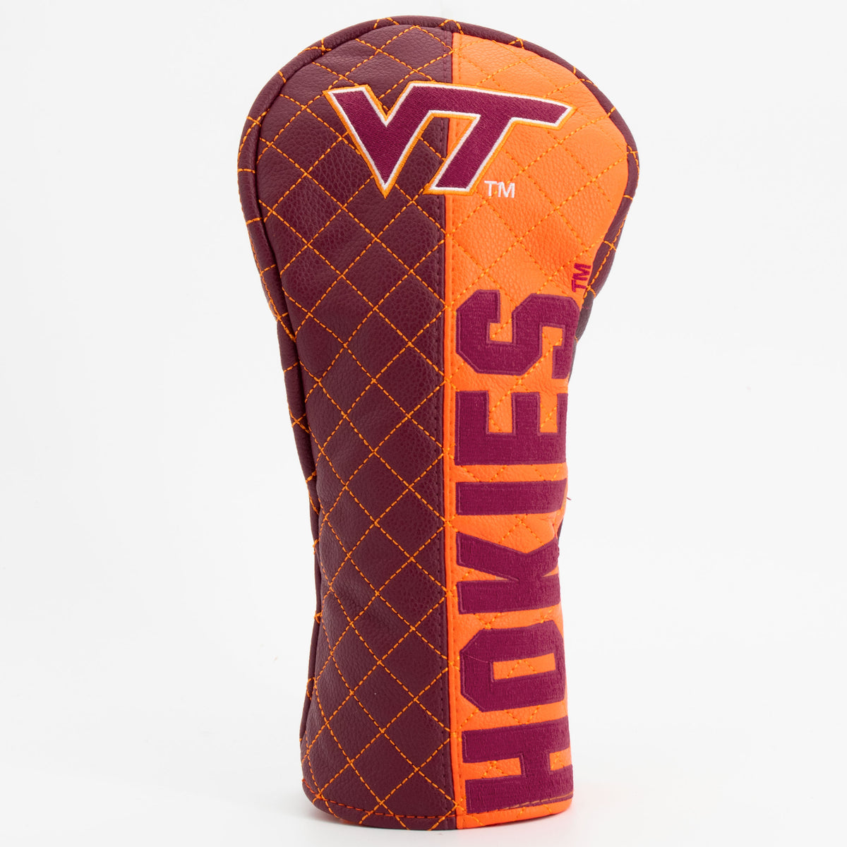 Virginia Tech Hokies Split Quilted Fairway Headcover, front view