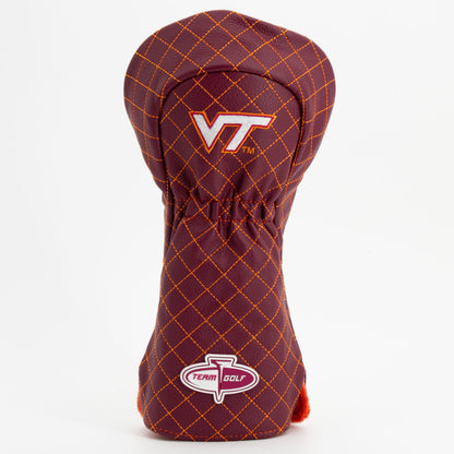 Virginia Tech Hokies Solid Quilted Driver Headcover, back view