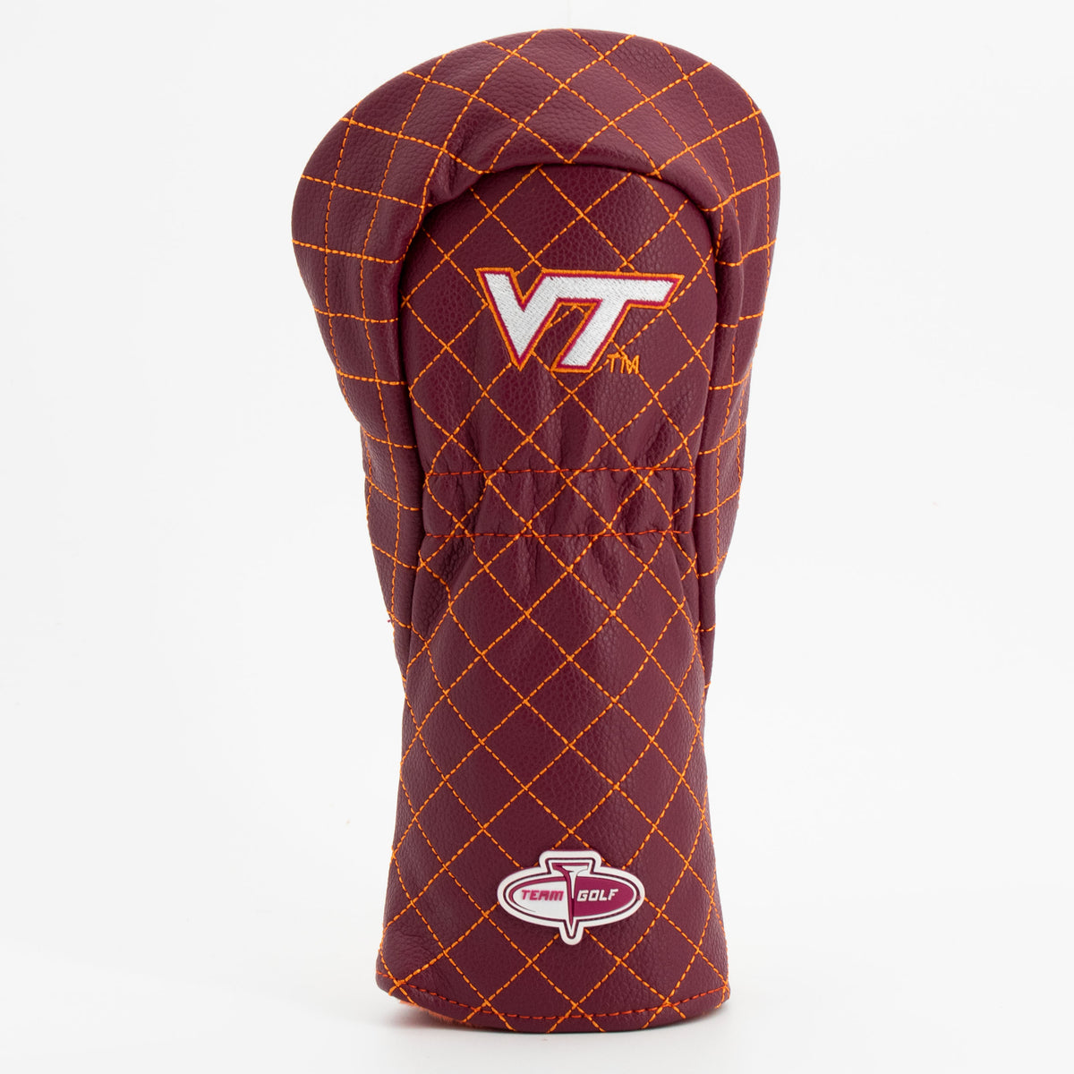 Virginia Tech Hokies Solid Quilted Fairway Headcover, back view