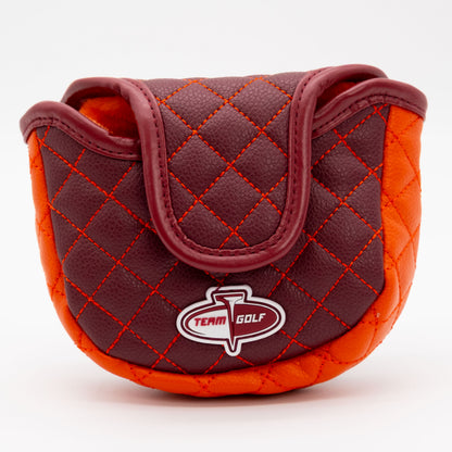 Virginia Tech Hokies Solid Quilted Mallet Putter Cover, back view