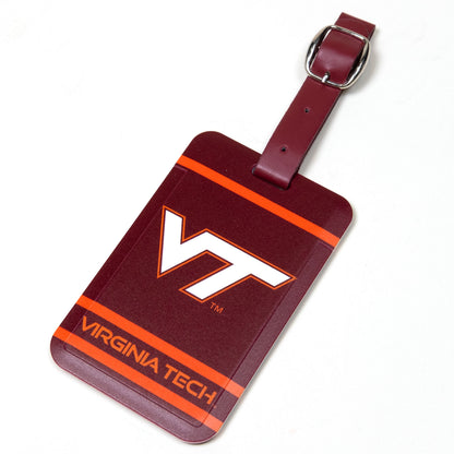 Virginia Tech Hokies plastic golf bag tag by Team Golf, product photo 1