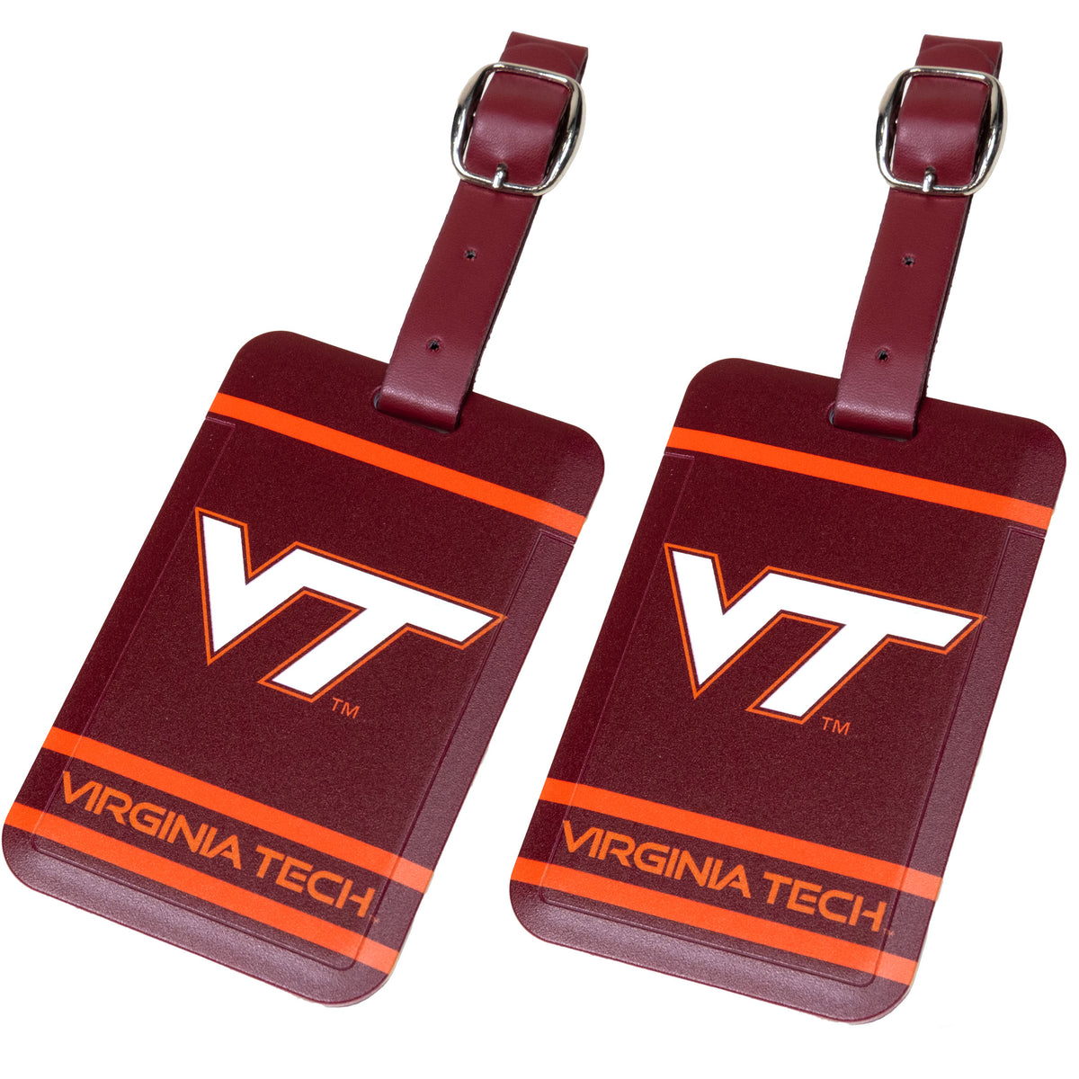 Virginia Tech Hokies plastic golf bag tag by Team Golf, product photo 4