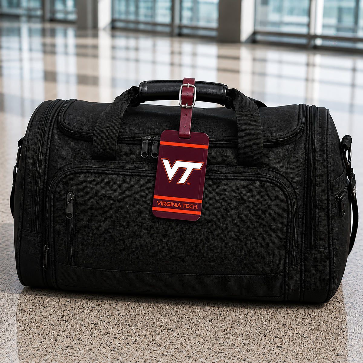 Virginia Tech Hokies plastic golf bag tag by Team Golf, product photo 5