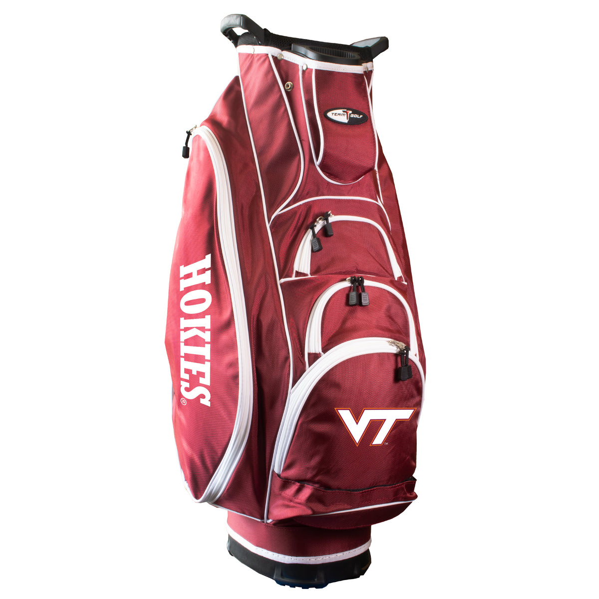 Virginia Tech Albatross golf cart bag in Maroon