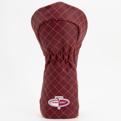 Virginia Tech Hokies Split Quilted Driver Headcover, back view