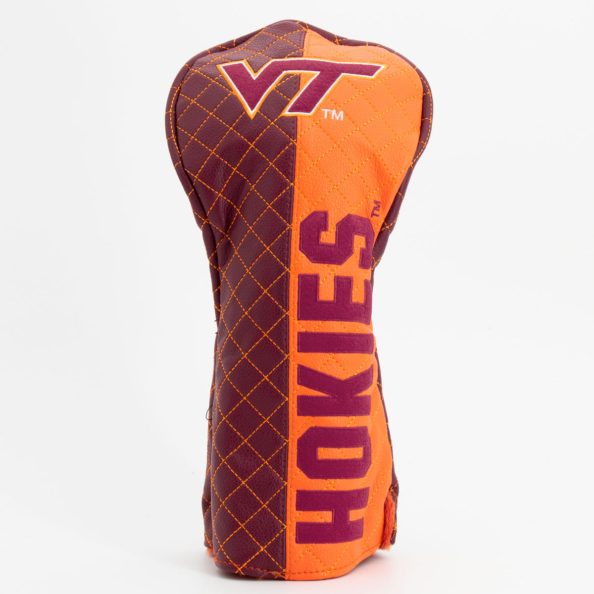 Virginia Tech Hokies Split Quilted Driver Headcover, front view