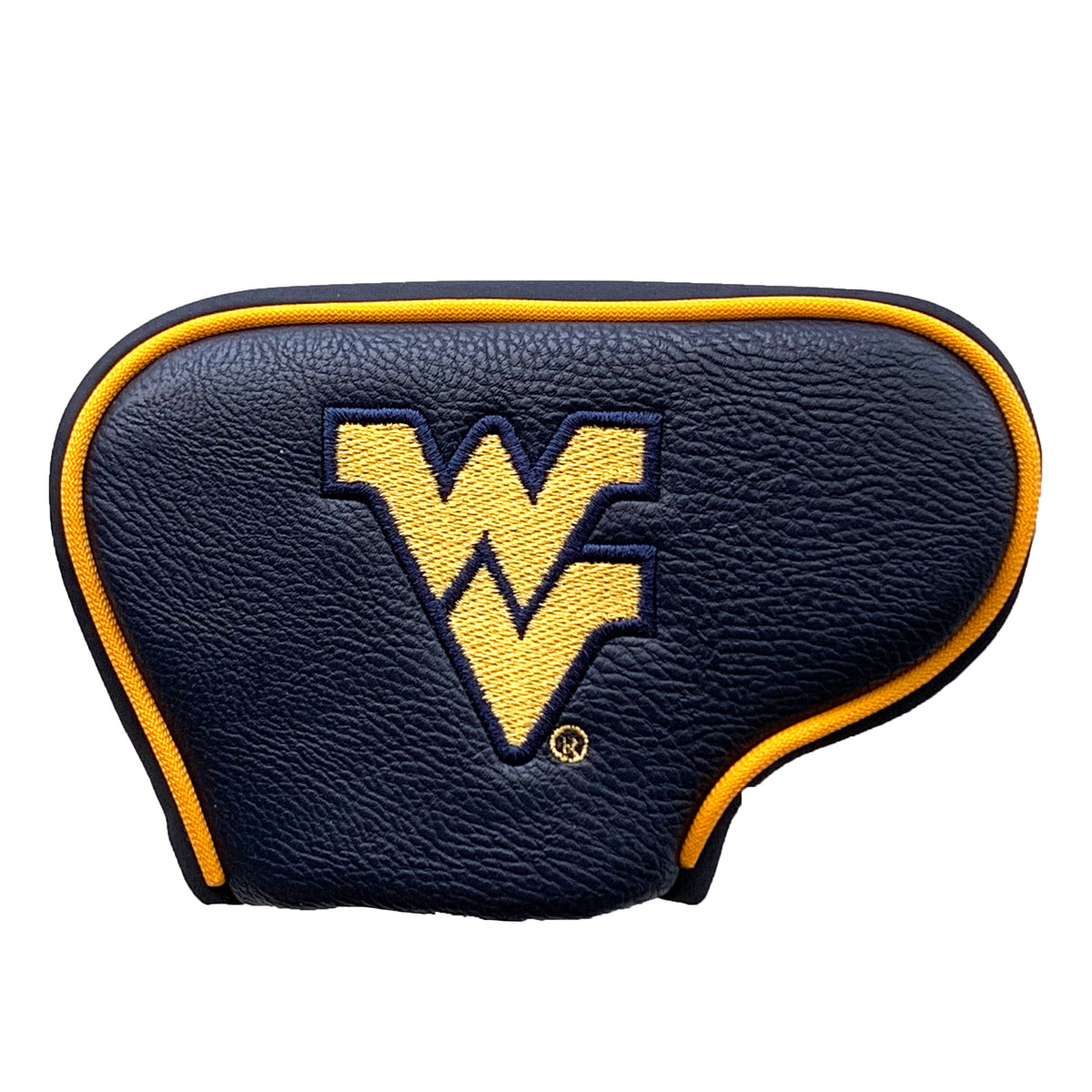West Virginia Mountaineers vintage blade putter embroidered golf headcover