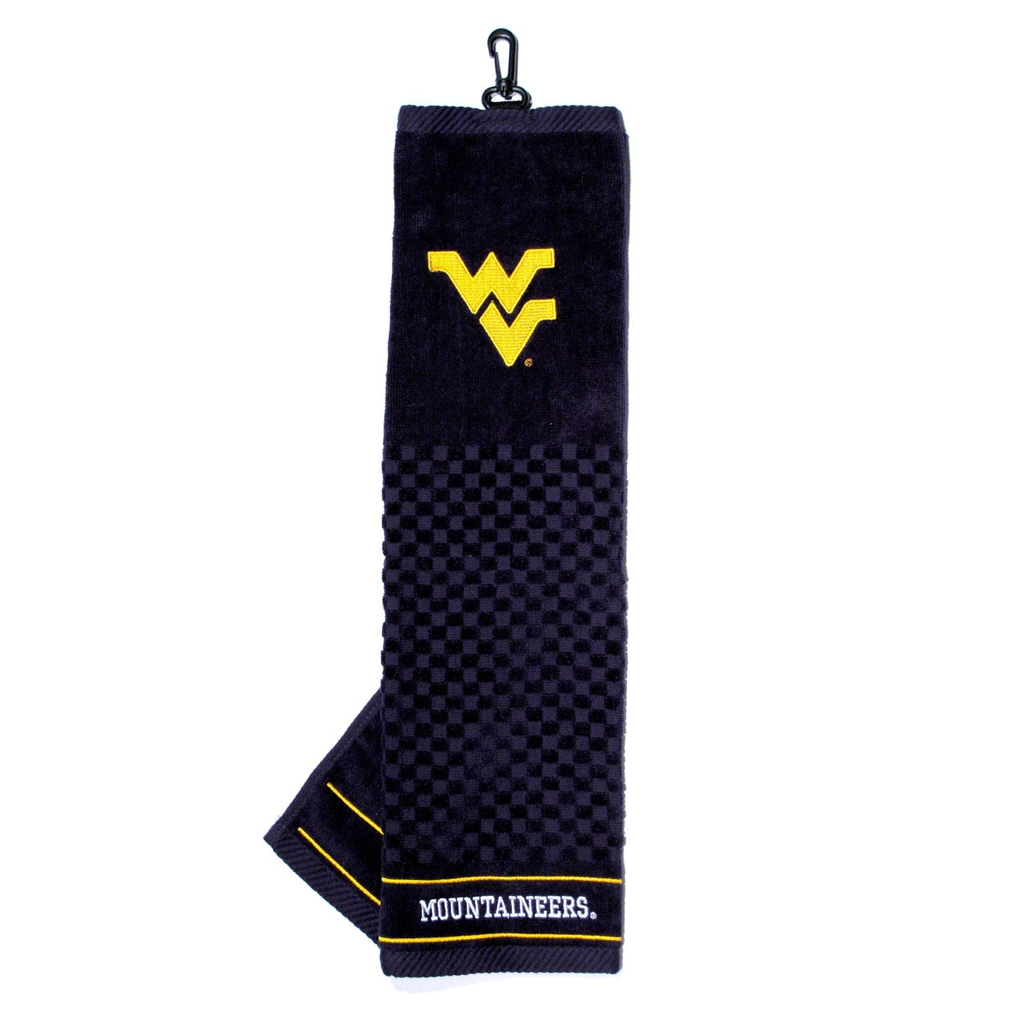 West Virginia Mountaineers embroidered golf towel