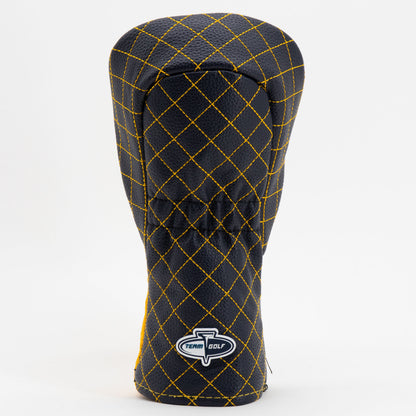 West Virginia Mountaineers Split Quilted Fairway Headcover, back view